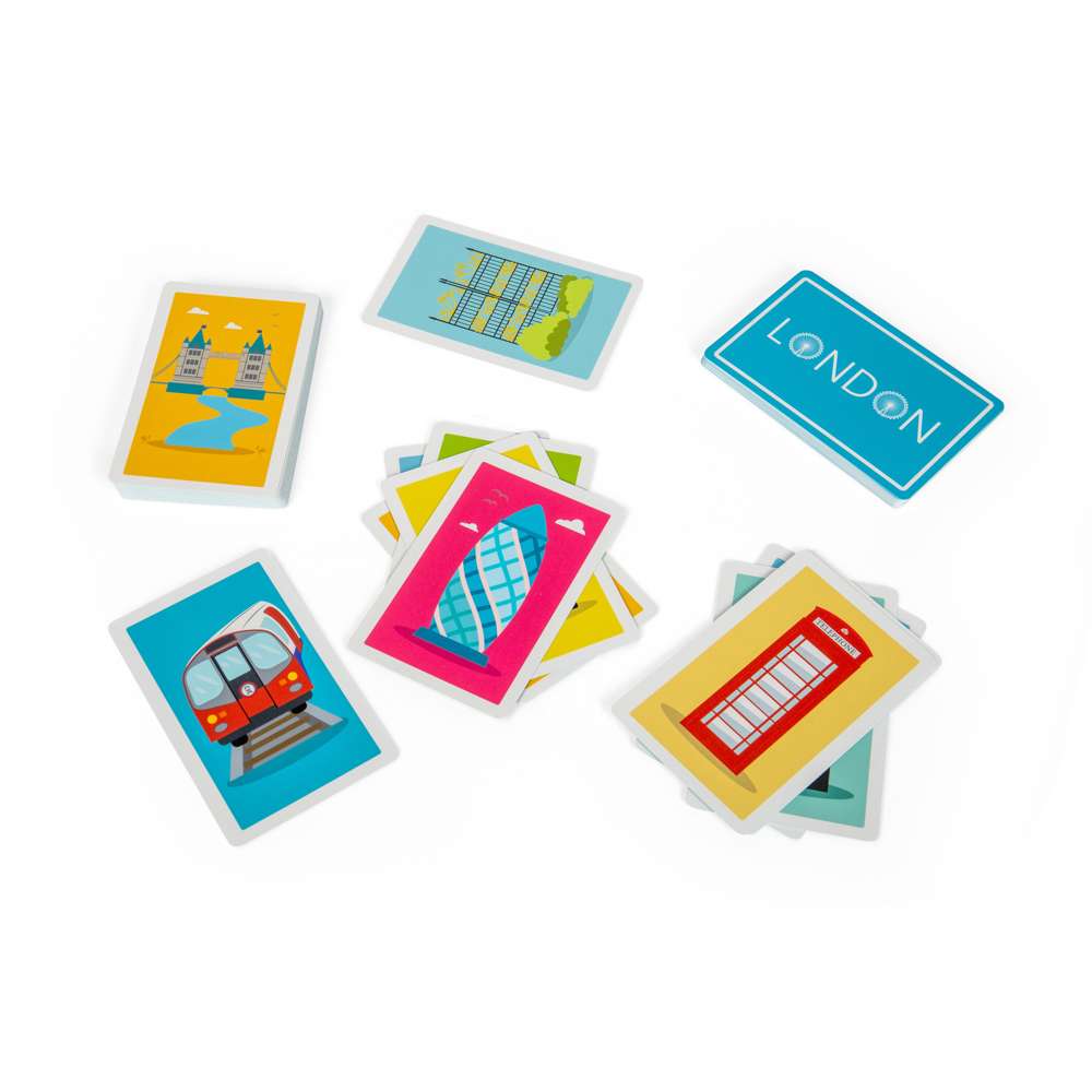 London Snap Memory Game for Kids, Pack of 52 Cards, Travel Games
