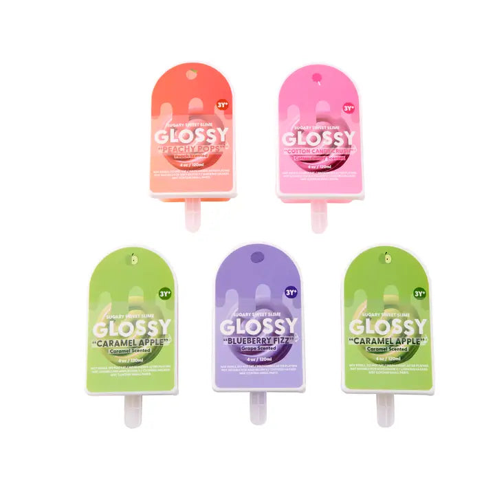 J'adore 4 oz Popsicle Glossy Slime - Cotton Candy Crush