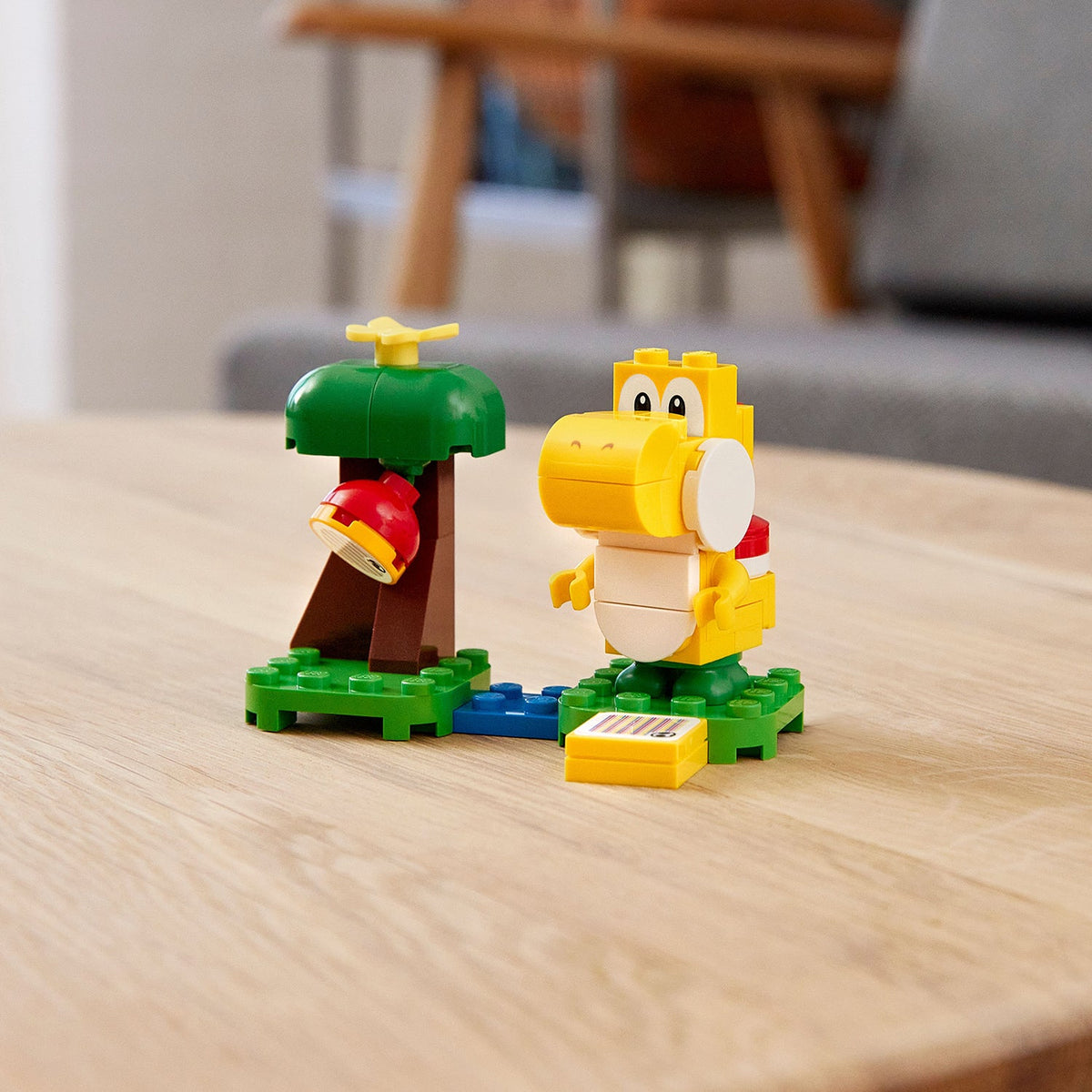 LEGO® Super Mario™ Yellow Yoshi’s Fruit Tree Expansion Set