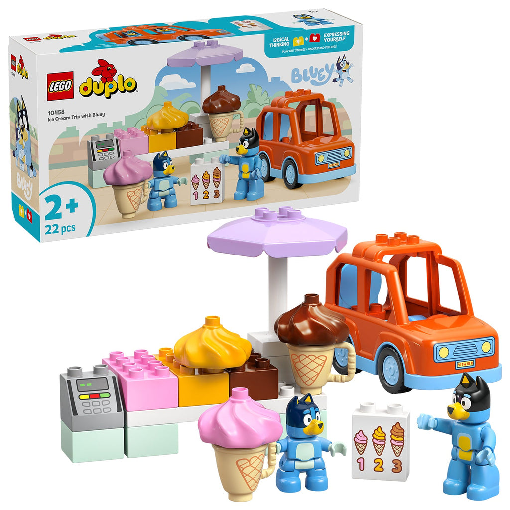 LEGO® DUPLO® Bluey Ice Cream Trip with Bluey