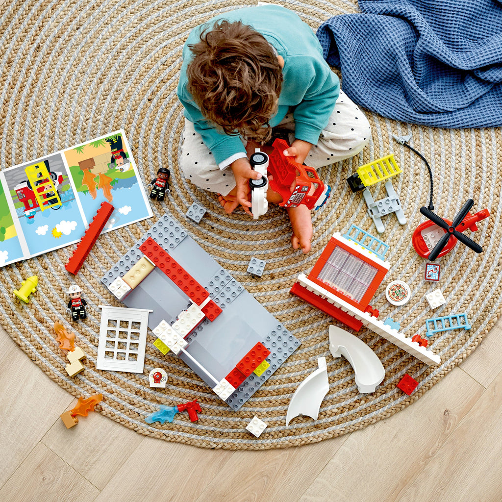 LEGO® DUPLO® Rescue Fire Station & Helicopter