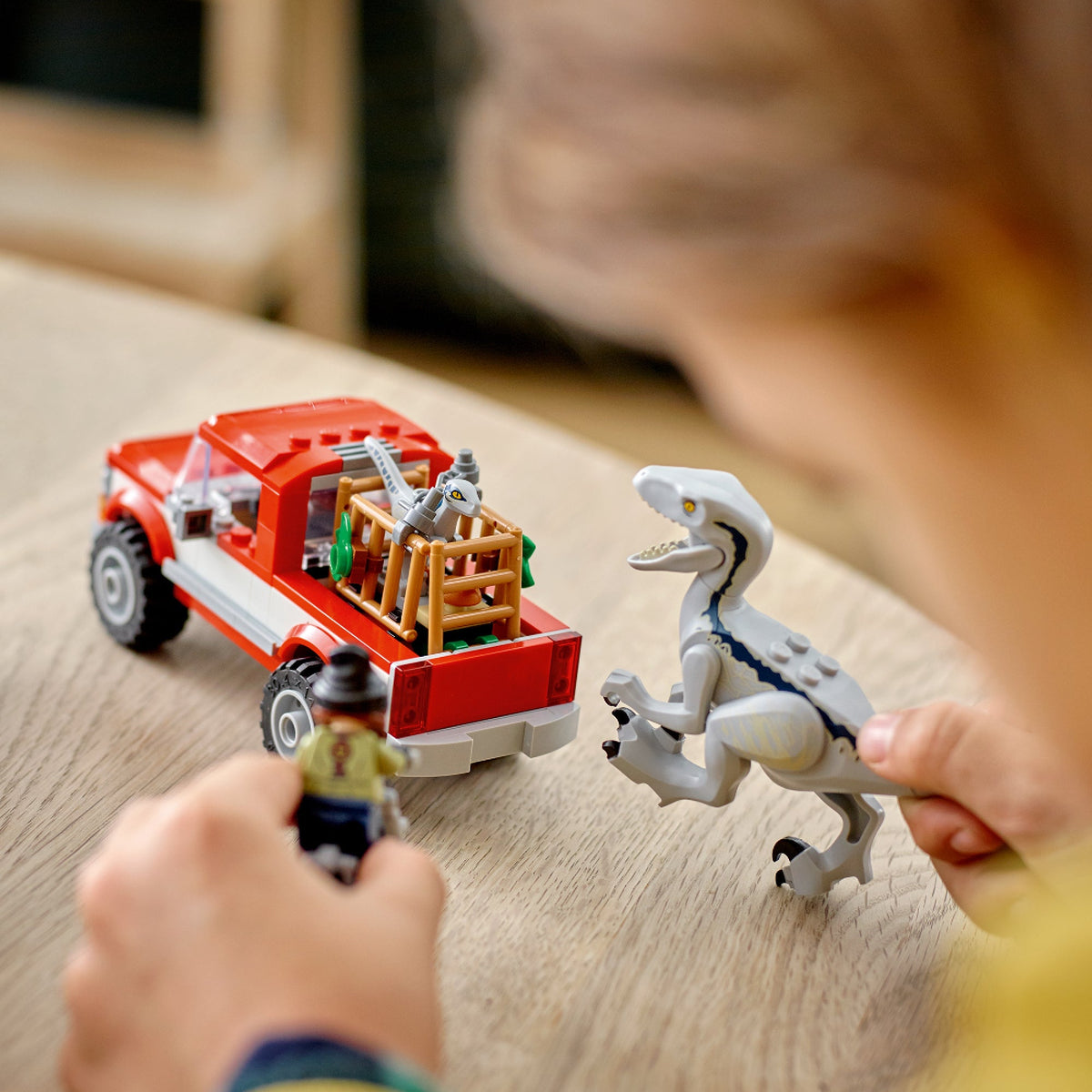 LEGO® Jurassic World Blue & Beta Velociraptor Capture
