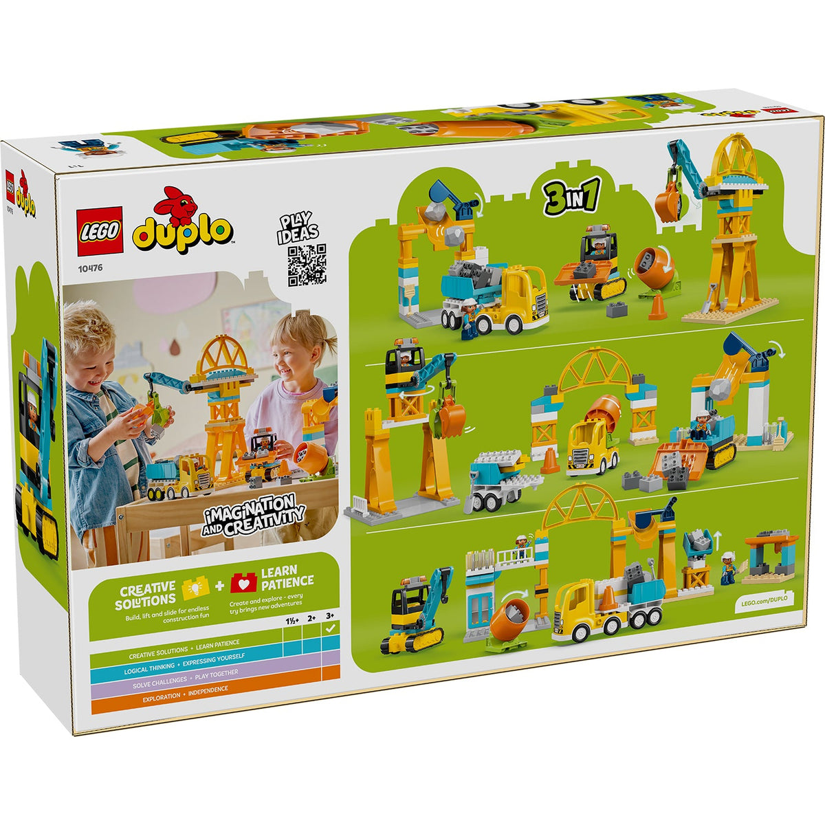 LEGO® DUPLO® Town 3-in-1 Construction Site and Vehicles