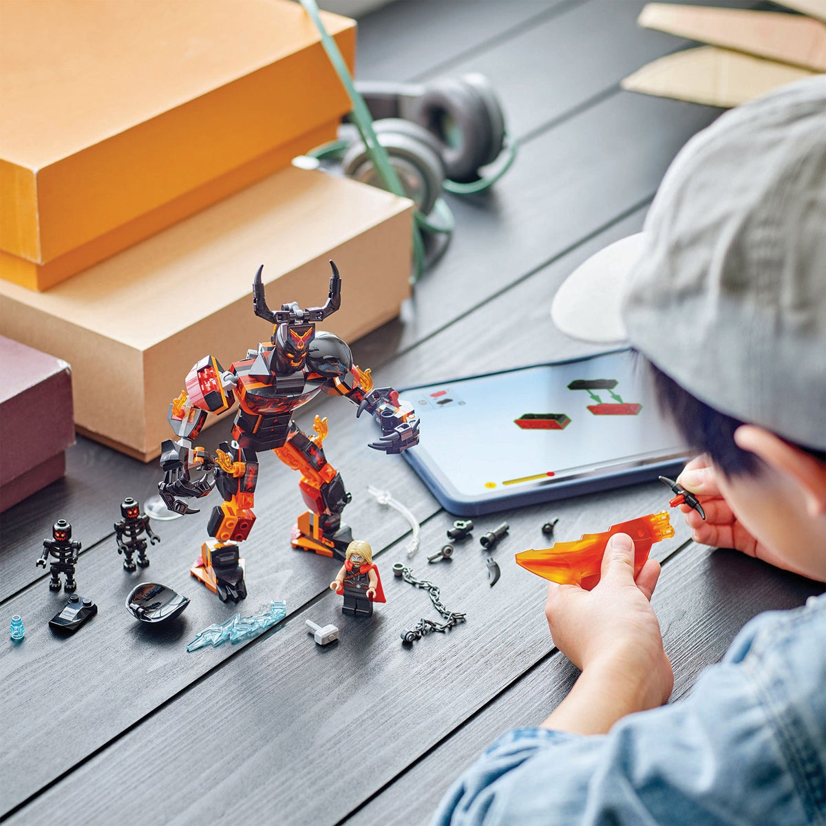 LEGO® Marvel Thor vs. Surtur Construction Figure
