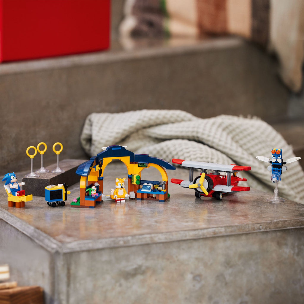 LEGO® Sonic the Hedgehog™ Tails Workshop and Tornado Plane