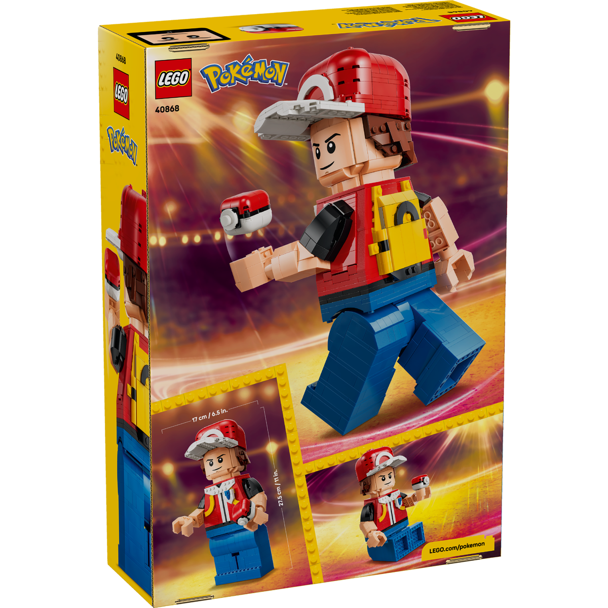 LEGO® Pokémon™ Up-Scaled Red Minifigure