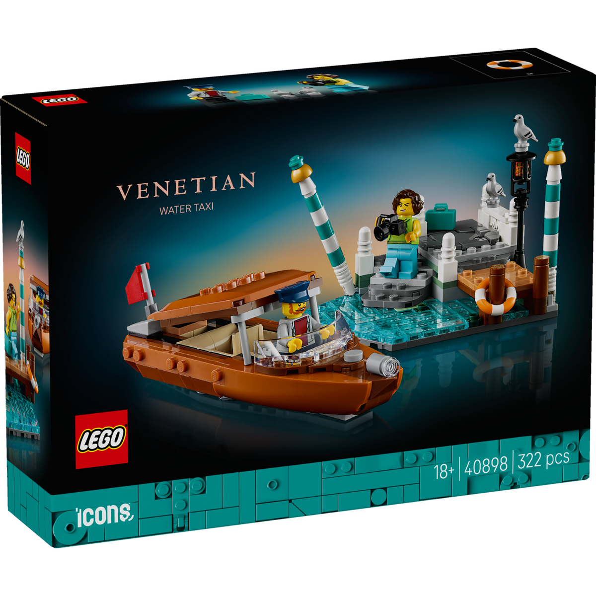 LEGO® Icons Venetian Water Taxi