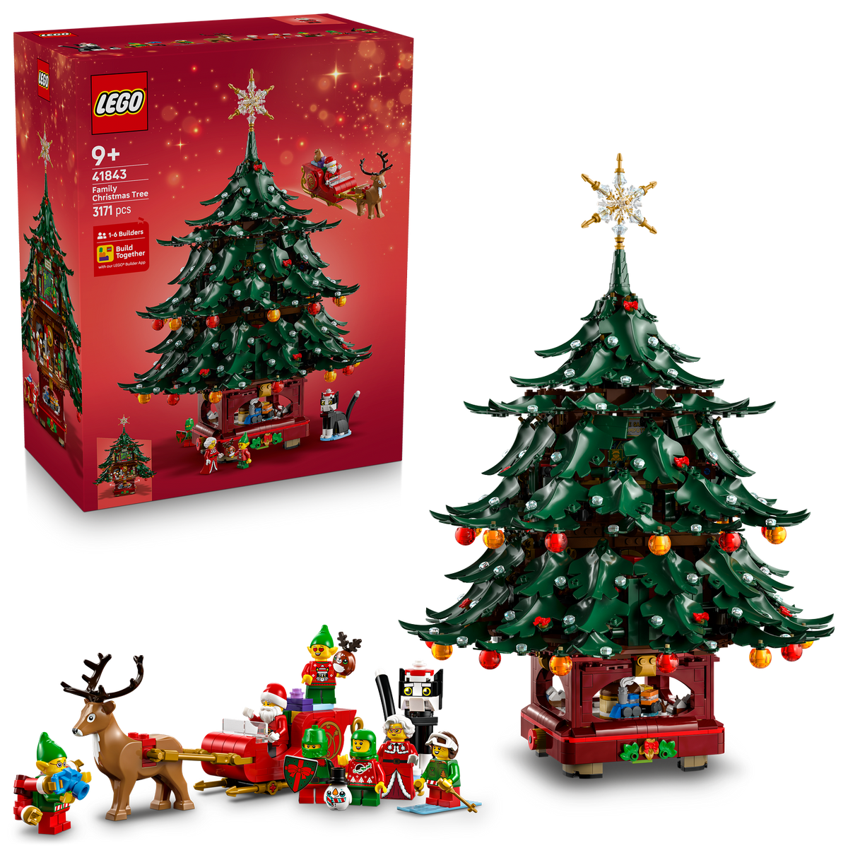 LEGO® Family Christmas Tree Decoration