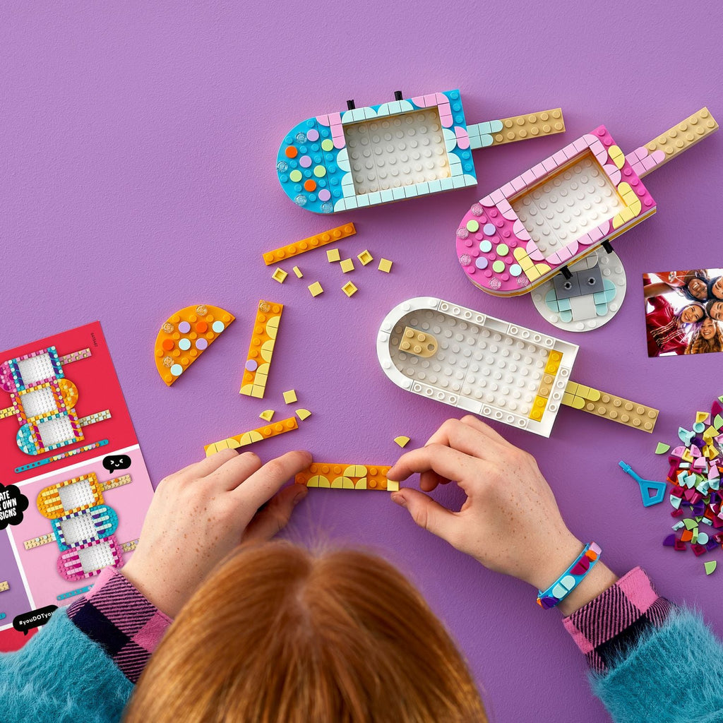 LEGO® DOTS™  Ice Cream Picture Frames & Bracelet