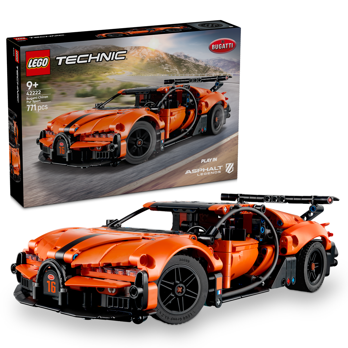 LEGO® Technic Bugatti Chiron Pur Sport Hypercar