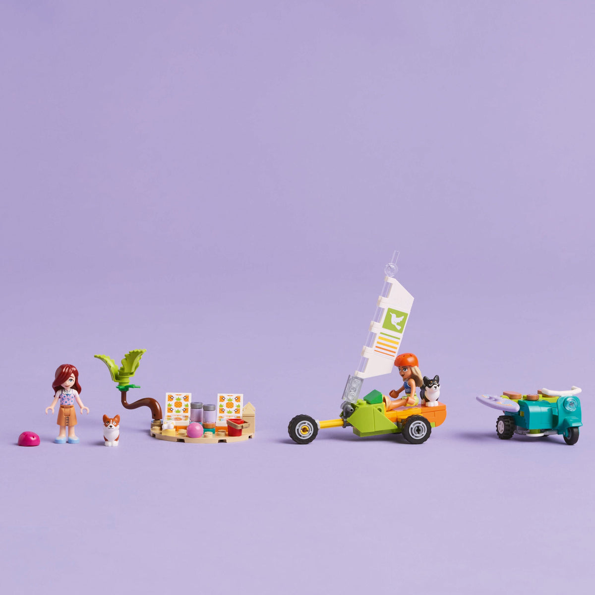 LEGO® Friends™ Surfing Dogs and Scooter Adventure