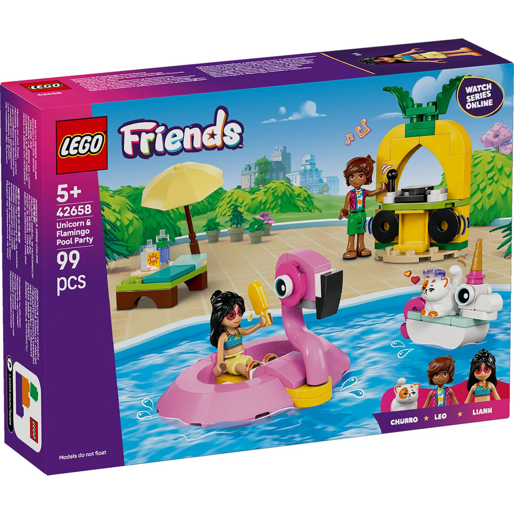 LEGO® Friends Unicorn & Flamingo Pool Party