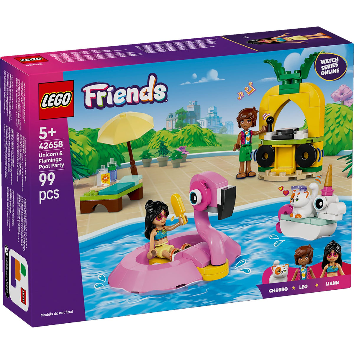 LEGO® Friends Unicorn & Flamingo Pool Party