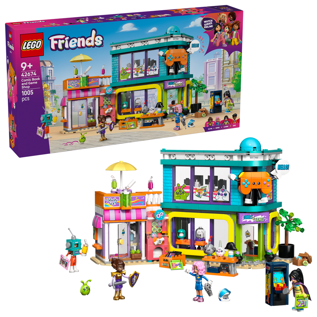 LEGO® Friends Comic Book and Game Store