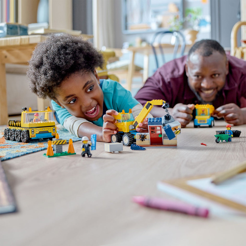 LEGO® City Construction Trucks and Wrecking Ball Crane
