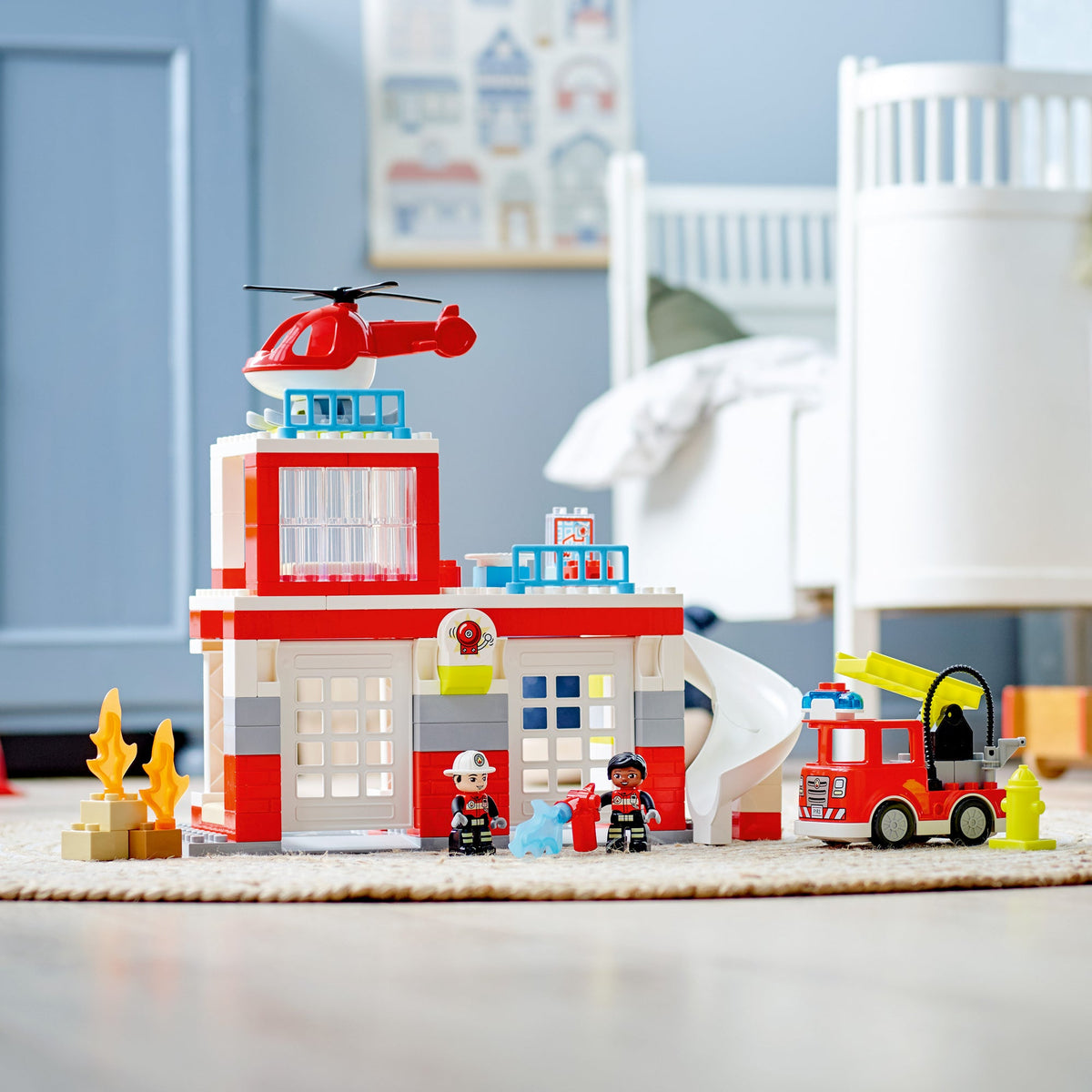 LEGO® DUPLO® Rescue Fire Station & Helicopter
