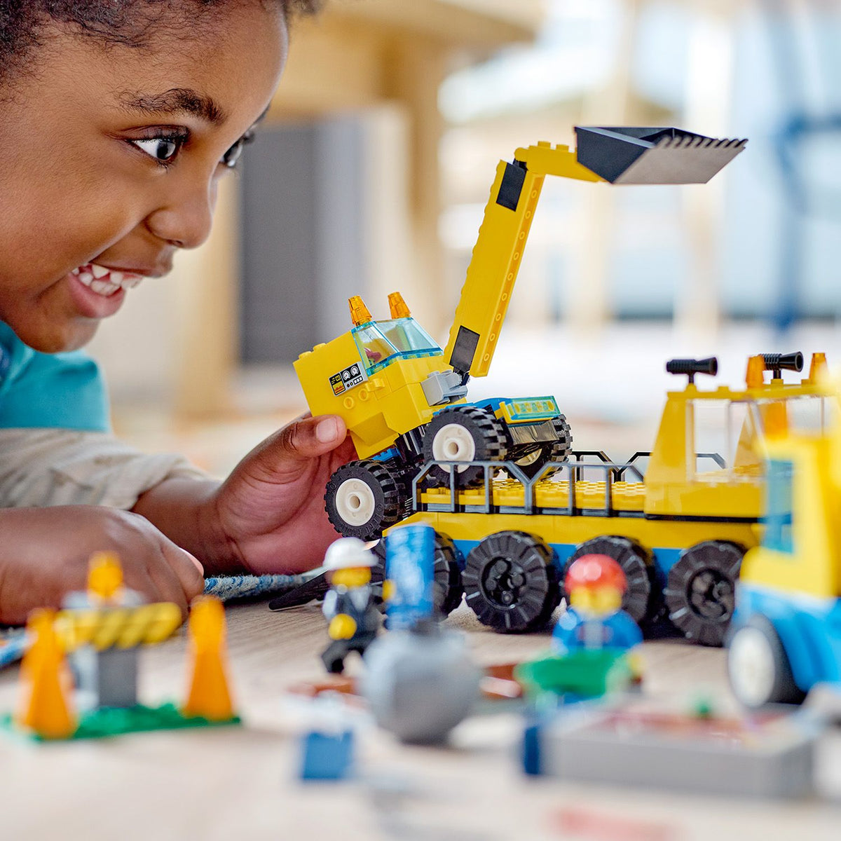 LEGO® City Construction Trucks and Wrecking Ball Crane
