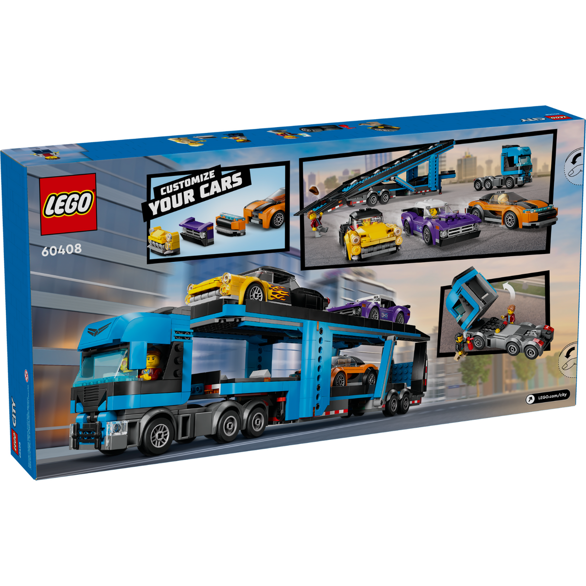 LEGO® City Car Transporter Truck with Sports Cars