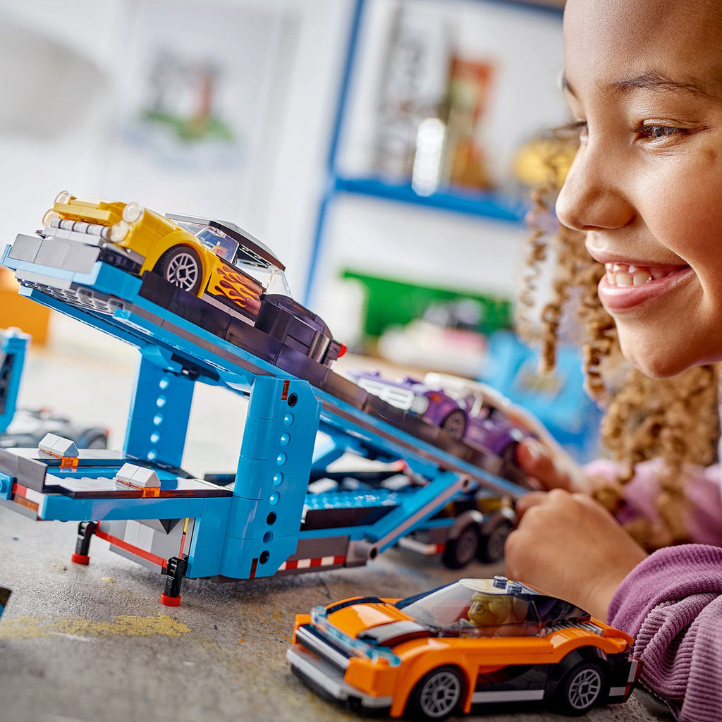 LEGO® City Car Transporter Truck with Sports Cars