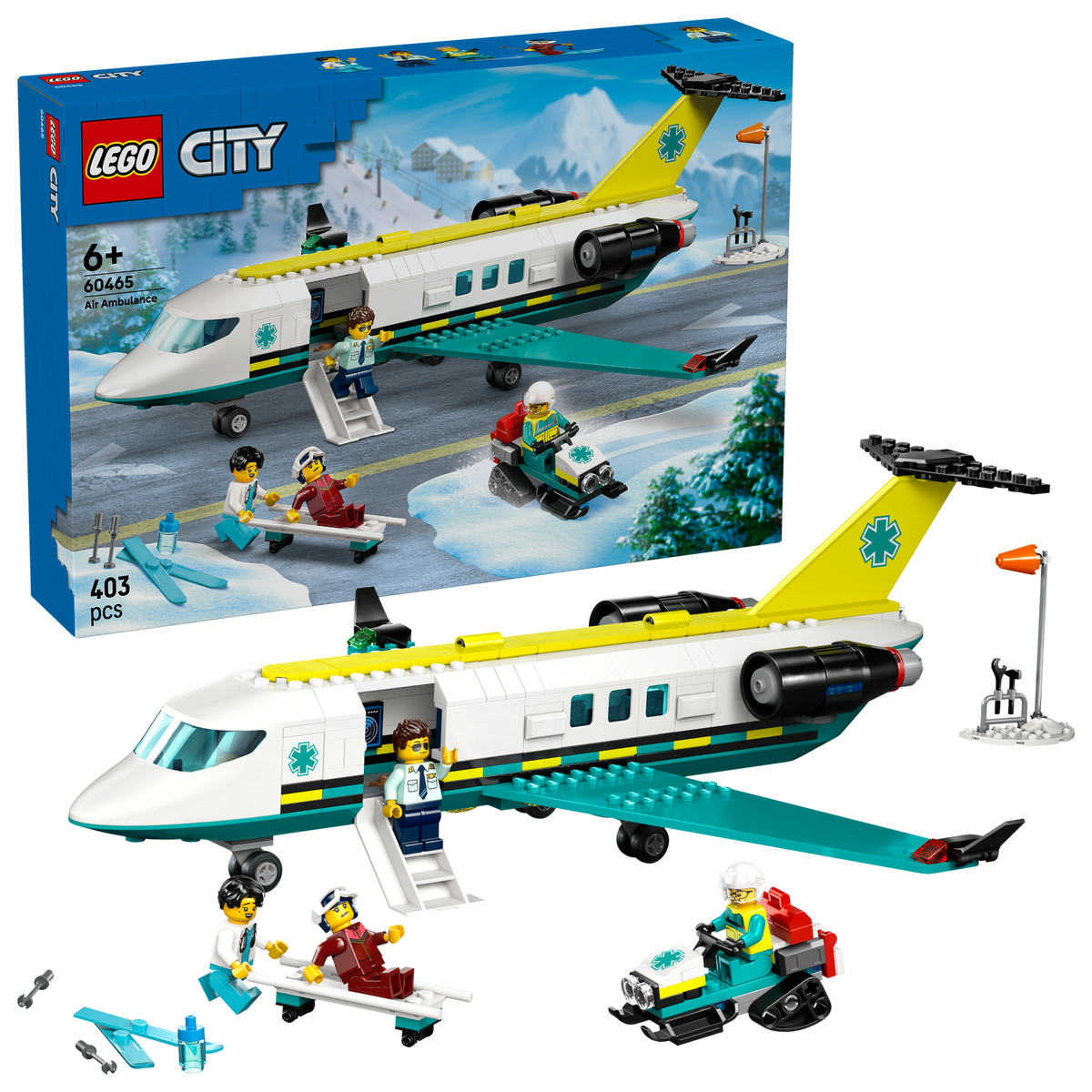 LEGO® City Emergency Air Ambulance Airplane