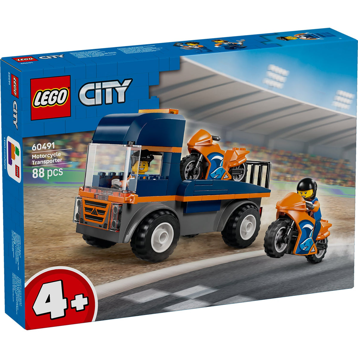 LEGO® City Motorcycle Transporter