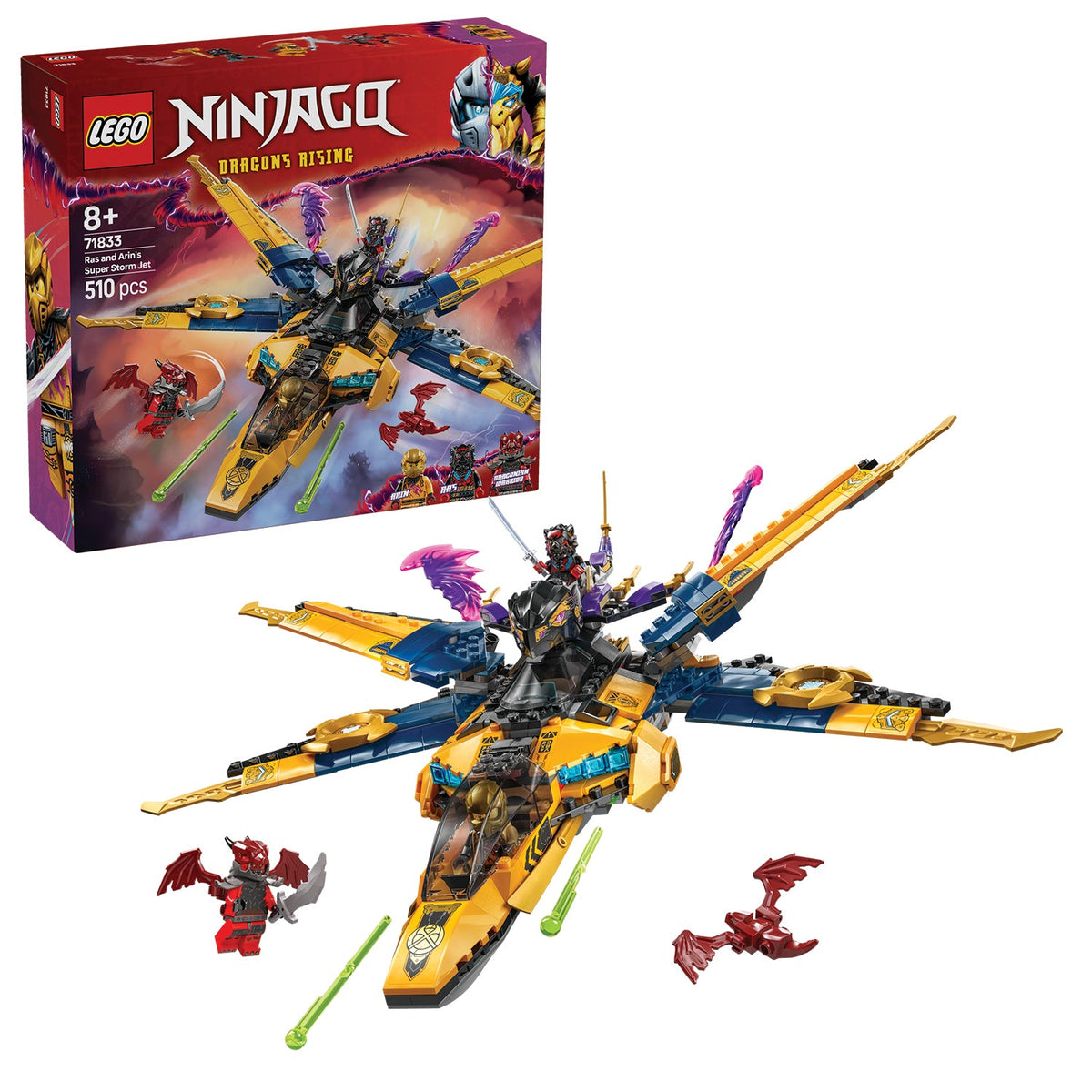 LEGO® NINJAGO® Ras and Arin’s Super Storm Jet