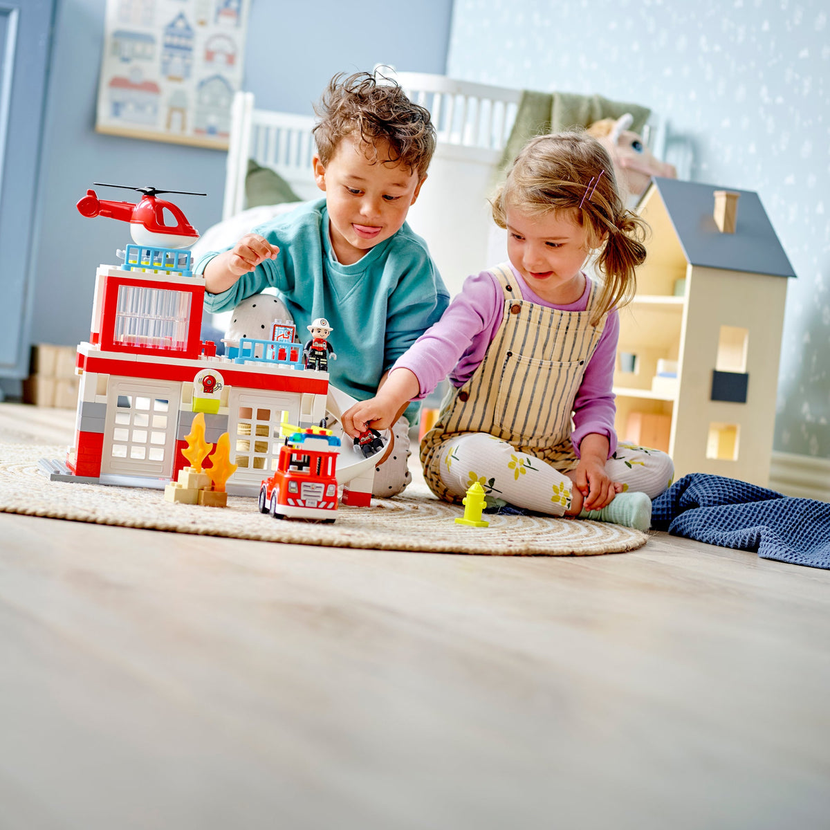 LEGO® DUPLO® Rescue Fire Station & Helicopter