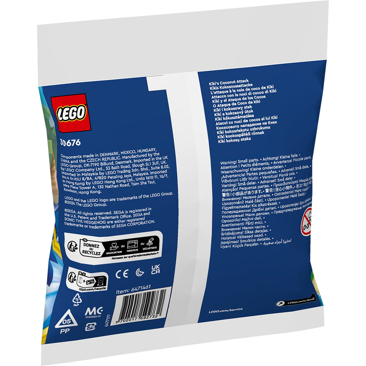 LEGO® Sonic the Hedgehog™ Kiki's Coconut Attack