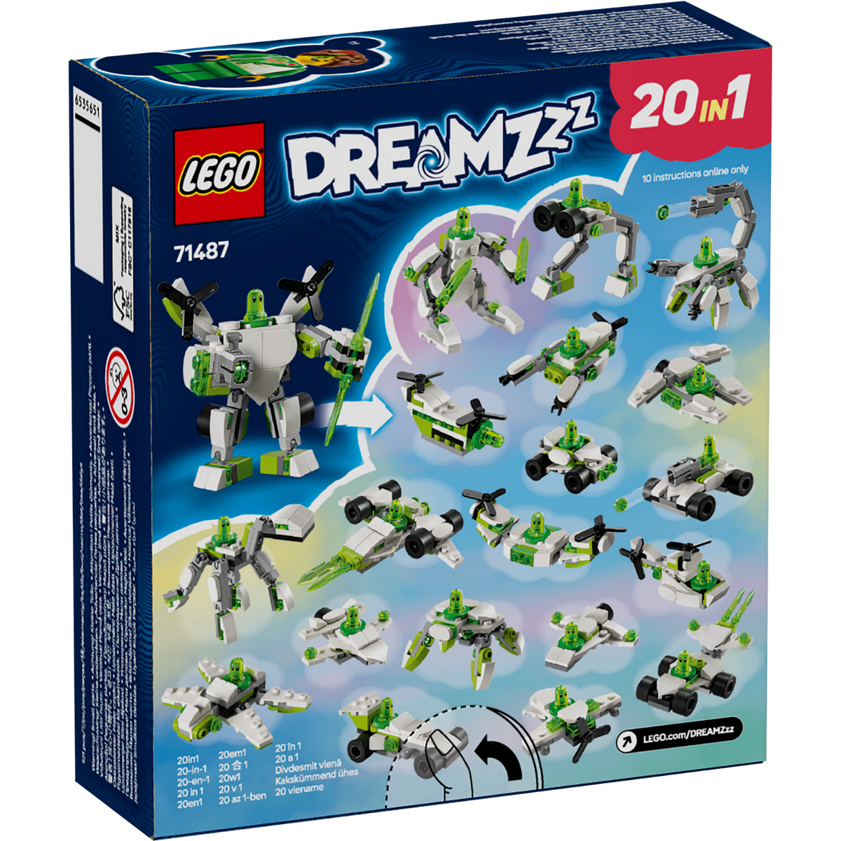 LEGO® DREAMZzz™ Z-Blob’s Robot and Vehicle Adventures