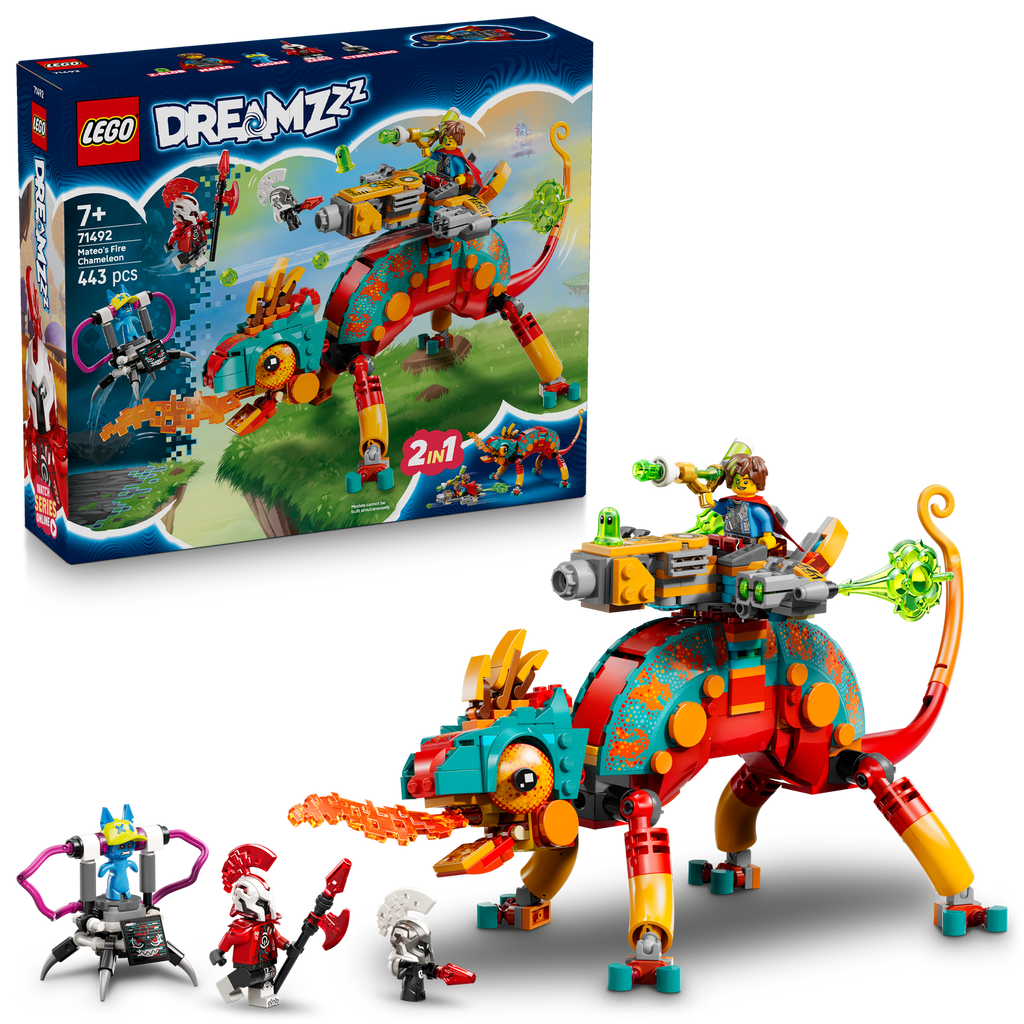 LEGO® DREAMZzz™ Mateo's Fire Chameleon