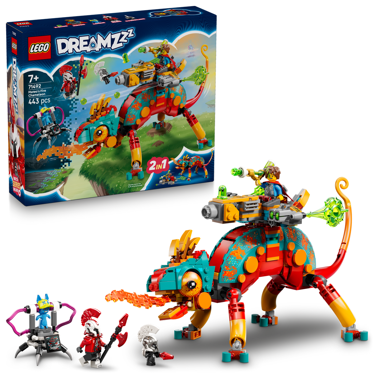 LEGO® DREAMZzz™ Mateo's Fire Chameleon