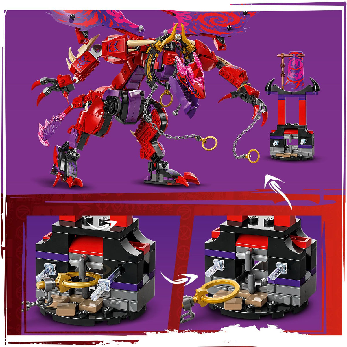 LEGO® NINJAGO® Thunderfang Dragon of Chaos