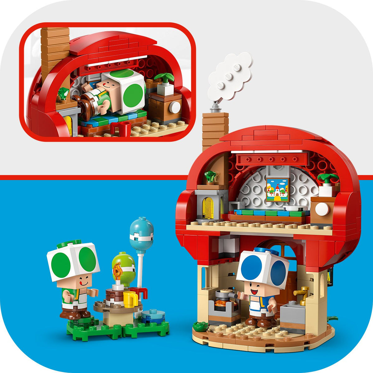 LEGO® Super Mario™ Party at Toad's House