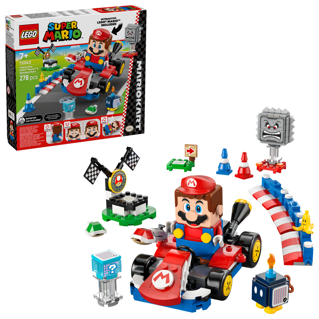 LEGO® Super Mario™: Mario Kart™ – Interactive LEGO® Mario™ & Standard Kart
