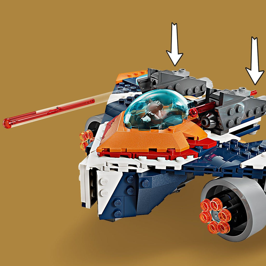 LEGO® Marvel Rocket’s Warbird vs. Ronan