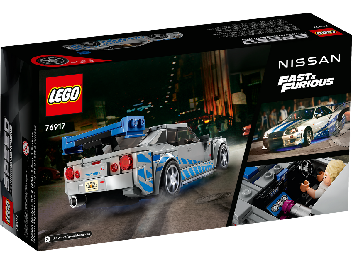LEGO® Speed Champions Nissan Skyline GT-R (R34)