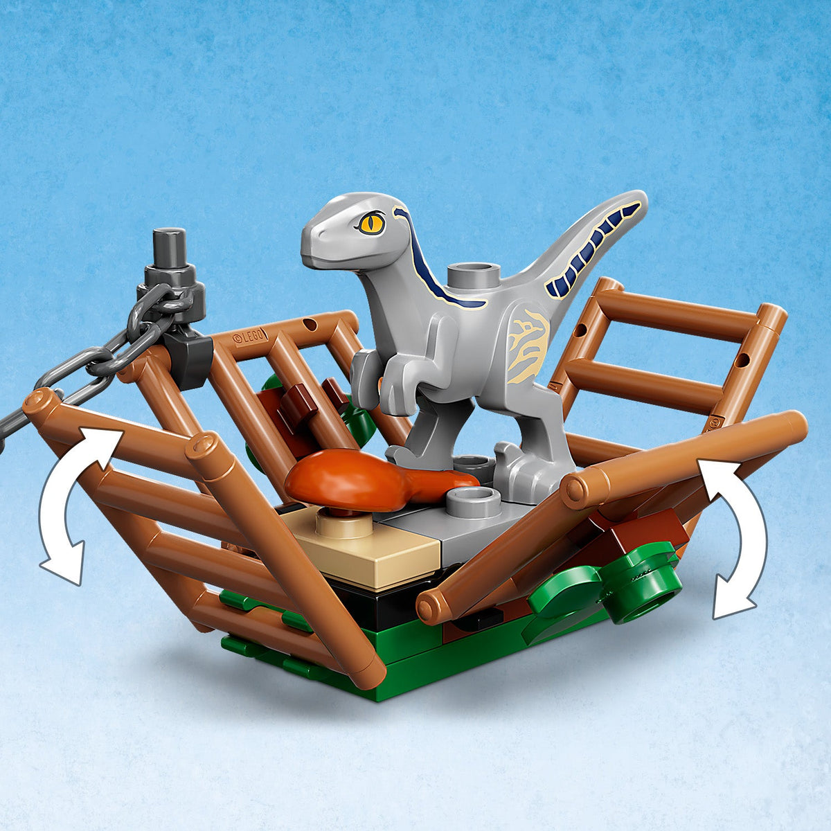 LEGO® Jurassic World Blue & Beta Velociraptor Capture