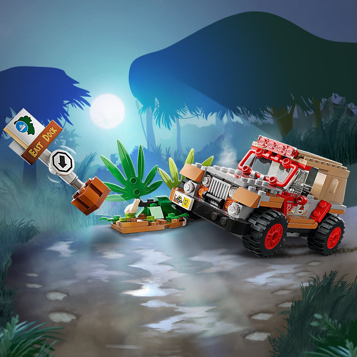 LEGO® Jurassic Park Dilophosaurus Ambush