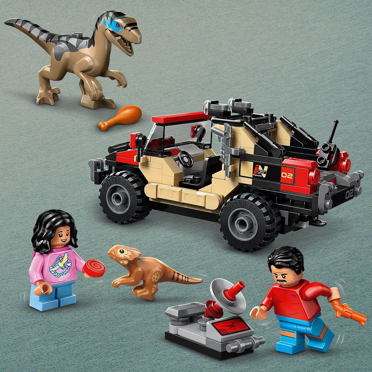 LEGO® Jurassic World Raptor Off-Road Escape