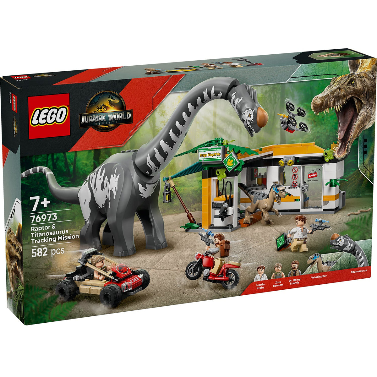 LEGO® Jurassic World Raptor & Titanosaurus Tracking Mission
