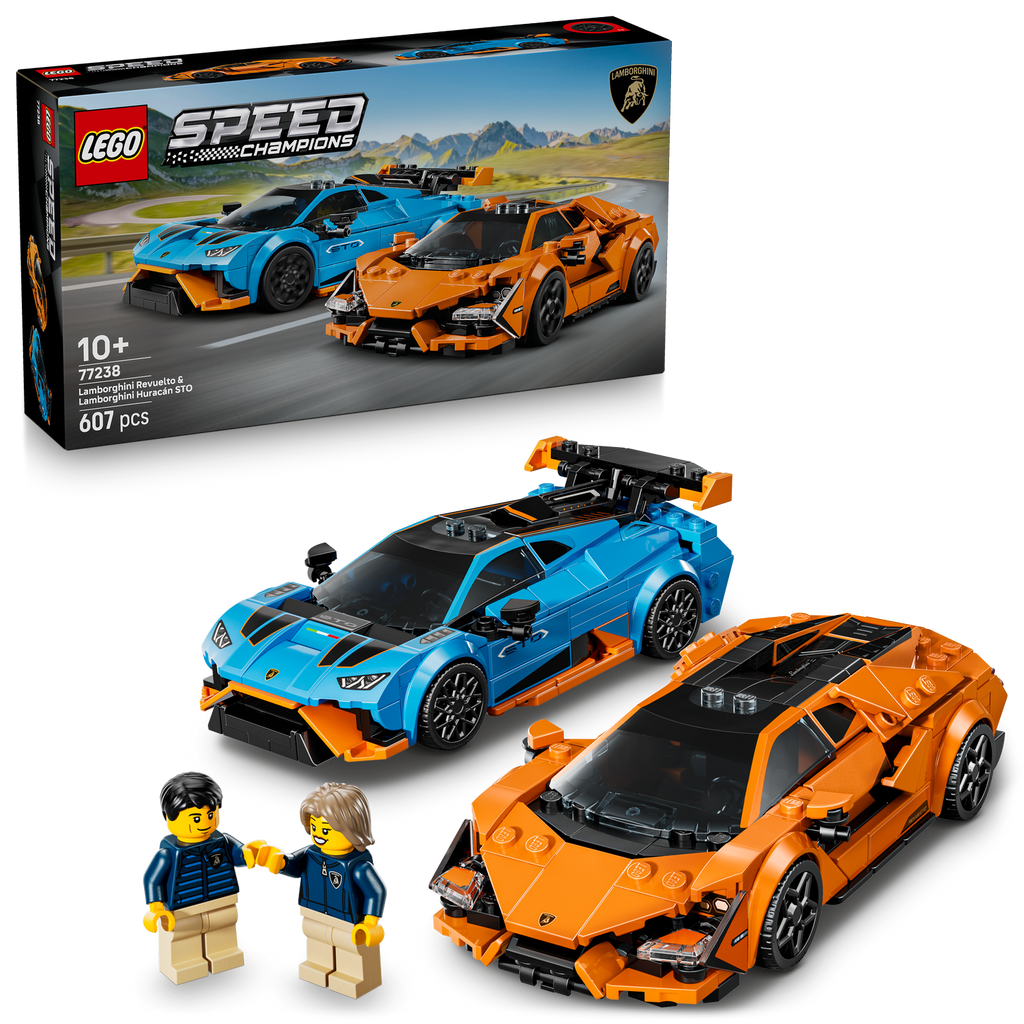 LEGO® Speed Champions Lamborghini Revuelto & Huracán STO