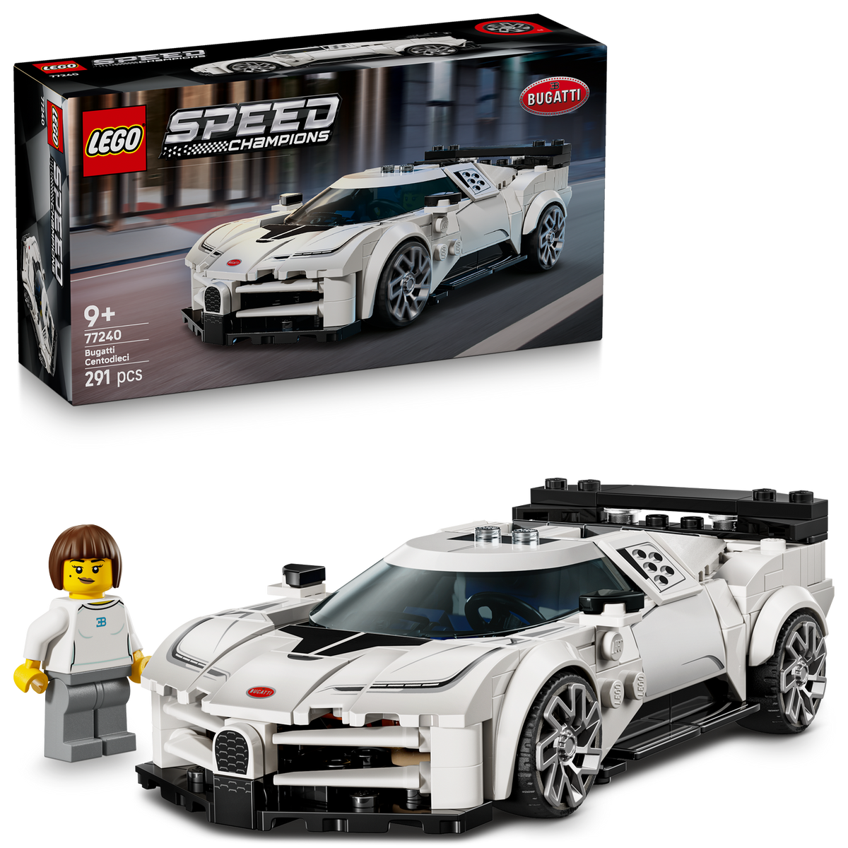 LEGO® Speed Champions Bugatti Centodieci Hyper Sports Car