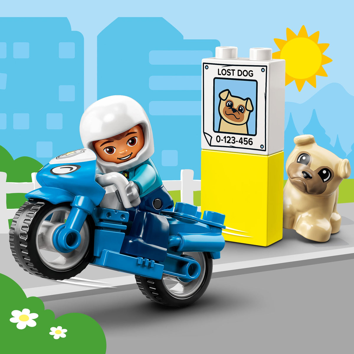 LEGO® DUPLO® Rescue Police Motorcycle