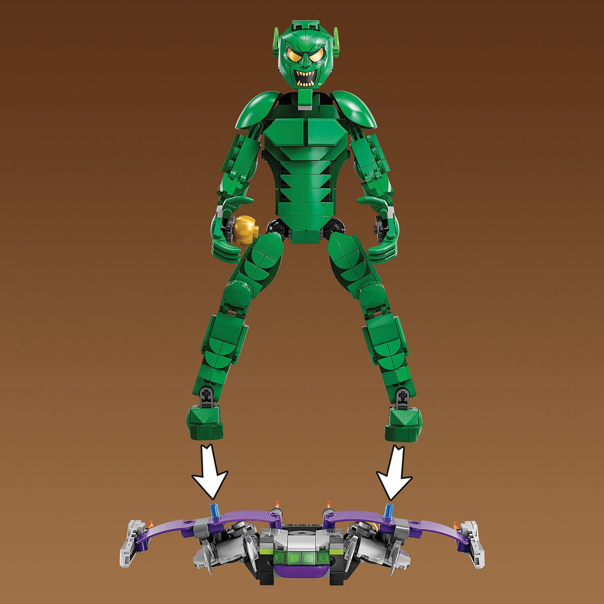 LEGO® Marvel Green Goblin Construction Figure