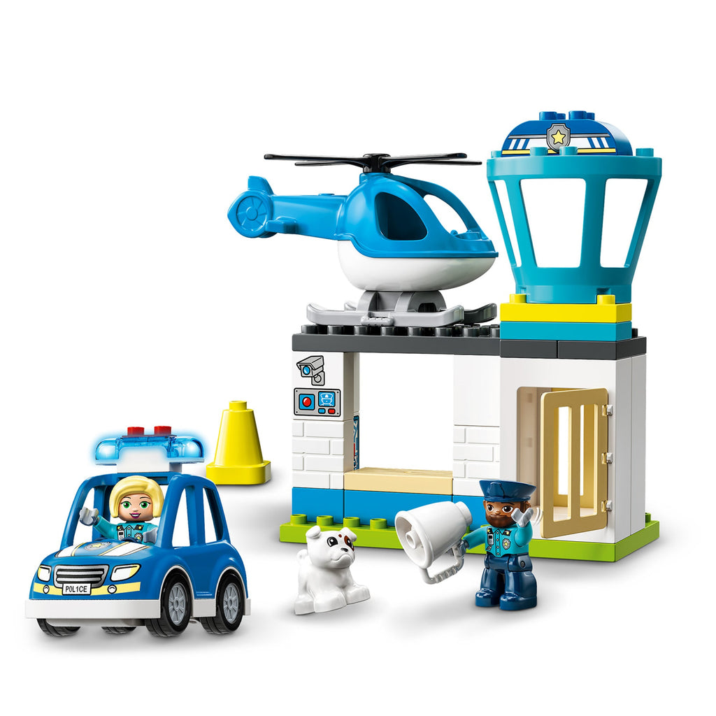 LEGO® DUPLO® Rescue Police Station & Helicopter