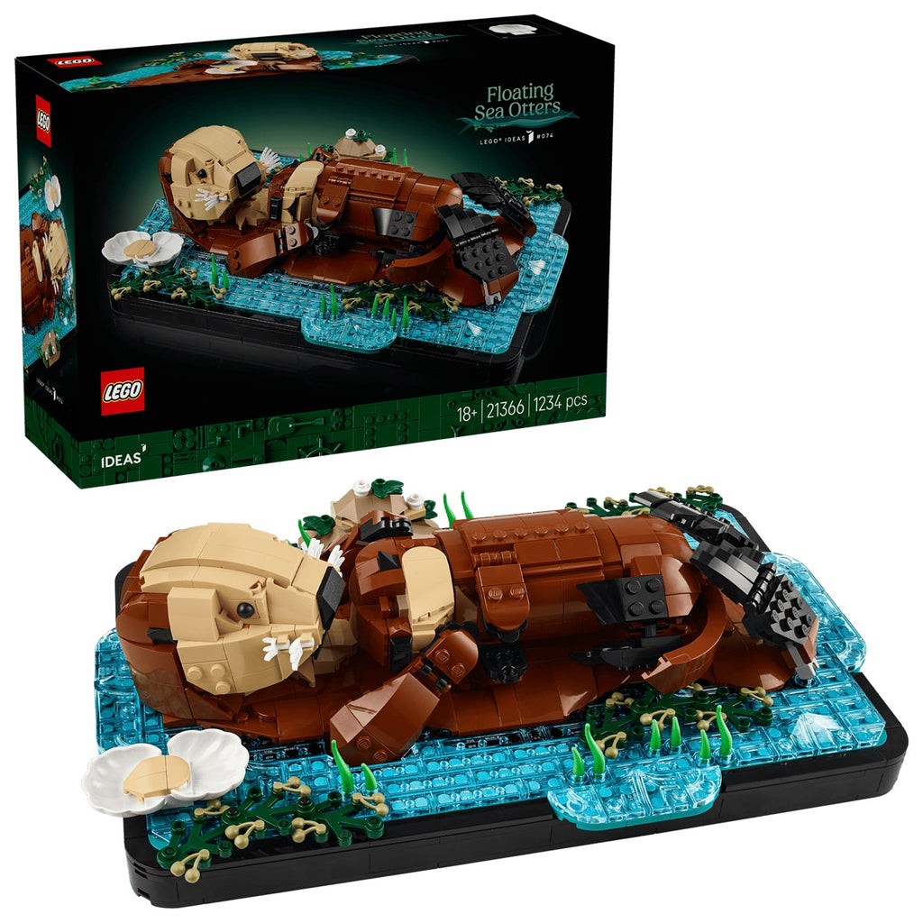 LEGO® Ideas Floating Sea Otters