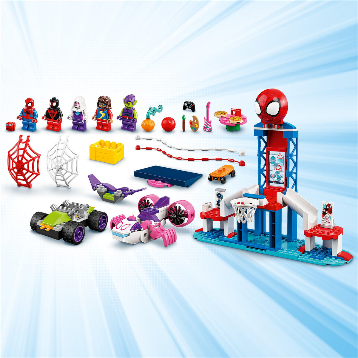 LEGO® Marvel Spidey And His Amazing Friends Spider-Man Webquarters Hangout