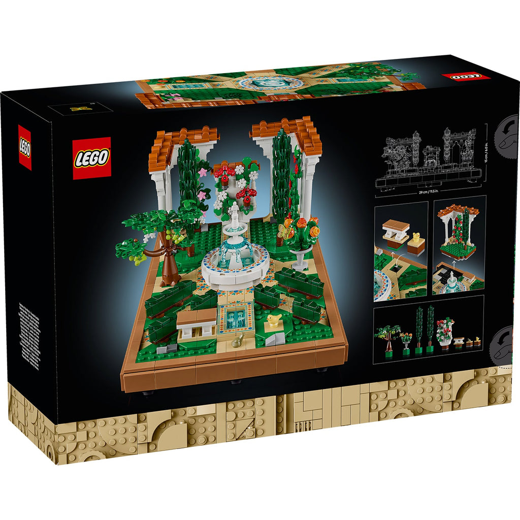LEGO® Icons Fountain Garden