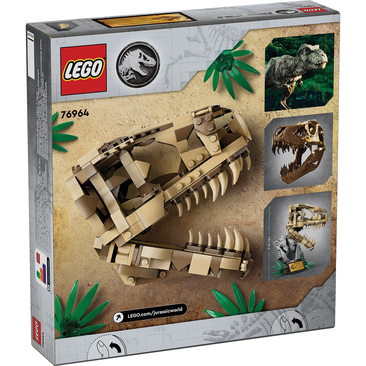 LEGO® Jurassic World Dinosaur Fossils: T. rex Skull