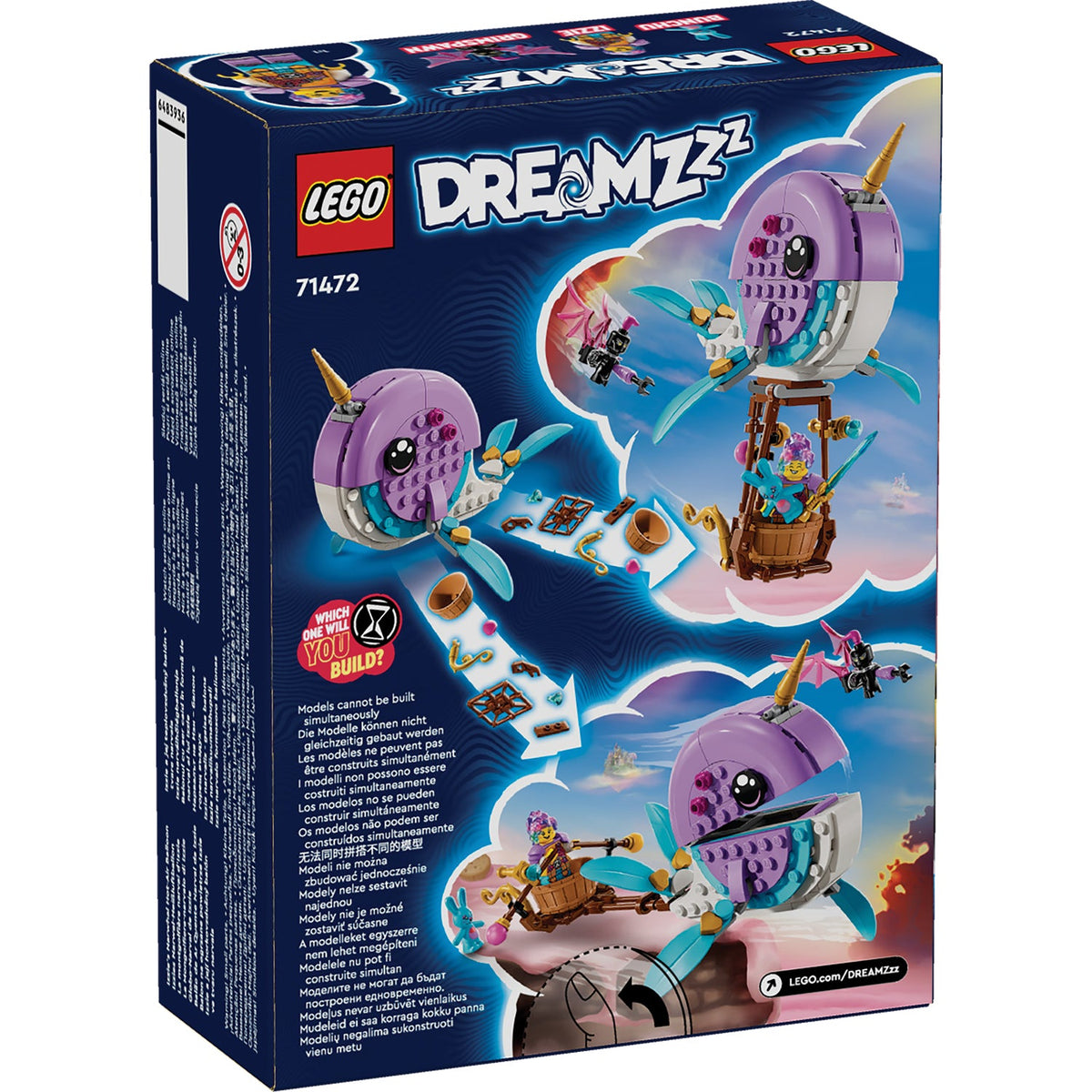 LEGO® DREAMZzz™ Izzie's Narwhal Hot-Air Balloon